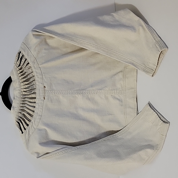 *HP 2/10/24 * Anthropologie Hei Hei Cropped Jacket - Beige - XS/S -NWT - Picture 12 of 16